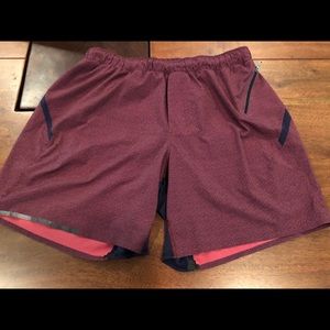 Lululemon Surge 7” lined shorts